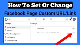 How To Set Custom URL For Facebook Page | 2026 | How to change Facebook Page URL on mobile