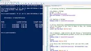 Working with PowerShell to perform SQL tasks