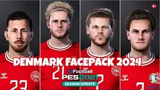 DENMARK EURO FACEPACK 2024 FOR PES 2021 & FL24