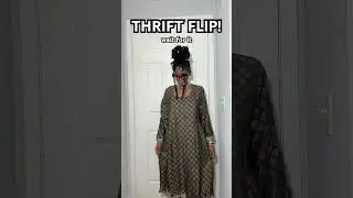From dress to…. #thriftflip #upcycle #refashion #sewing