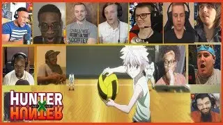 gon vs razor dodgeball Reaction| Ep -70【 SUB ESP, ENG】ハンターハンター - 外国人の反応