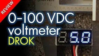 Drok Mini Voltmeter 0-100 VDC - Review