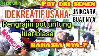 Ide kreatif usaha kerajinan tangan pengrajin pot