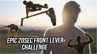Epic Front Lever Challenge with Elio / Behind the Scenes. Oui!