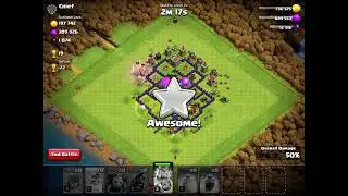 Insanely Perfect Mass Hog Rider Raid (Clash Of Clans)
