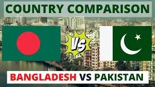 Bangladesh vs Pakistan Country Comparison 2023 l GDP l Population