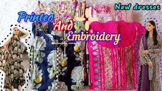 How to design printed summer dresses/ Embroidered dress elegant and stitch with grace