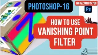 Photoshop-16 | How to use Vanishing point in Photoshop | Vanishing Point perspective-correct editing