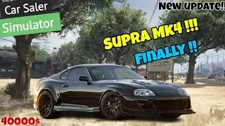 Finally I bought Supra Mk4 🤑 in car for saler simulator2023 #3