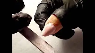 Эксперимент ☺️.. наращивание ногтей на салфетку