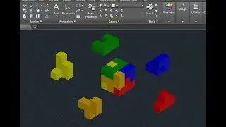 AutoCAD 2018 Tutorial - The Puzzle Cube Project - Part 1
