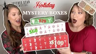 Unboxing ALL Three Jeffree Star Holiday Mystery Boxes | REFUND?!?