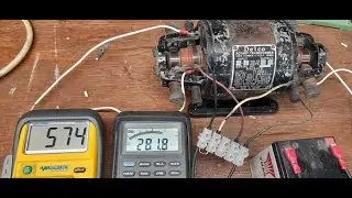 Running a vintage Delco Rotary Transformer (12/24 VDC input, 574 VDC output)