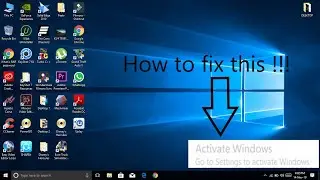 Activate windows FIX 100% working