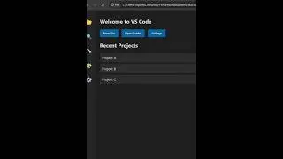 Build Visual Studio Code Homepage Using JavaScript - Step by Step