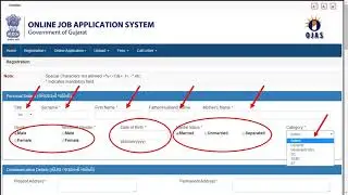 how to fill Online form of Ojas (OTR) by RJB