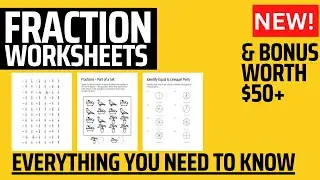 Create Fraction Worksheets For KDP With The Fraction Worksheet Generator