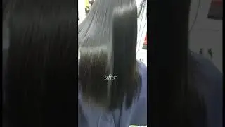 hair color and hair rebond treatment #hairstylist #hairstyle #short