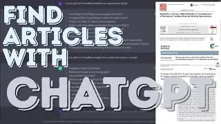Use ChatGPT To Find Research Articles: Consensus GPT vs SciSpace GPT