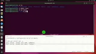 Instalación y configuración de Git en Ubuntu (sin audio)