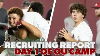 Recruiting Report: OU football camp Day 1. News, notes and highlights.