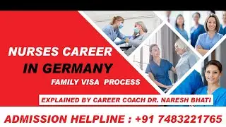 Nurses Career in Germany I Family Visa I Spouse Visa for Germany I Indian Nurses in Germany
