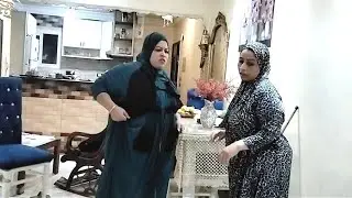 رحت زياره عند اختى ام سمسه مصدقت لقتنى وطلعت عين 😩 فى تنضيف ومسح الصاله فى شقتها