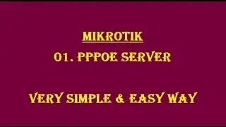 How to configure Mikrotik PPPoE server
