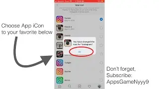 How to enable Celebrate with instagram to change your app icon on screen iOS 14