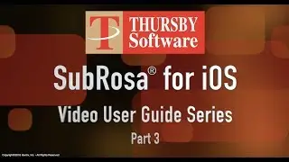 Part 3 - Sub Rosa for iOS User Guide - Card Slot Status & Gestures