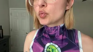ASMR to Help You Sleep / Up Close & Personal / Lip Gloss Application / Gum Chewing & Bubble Blowing