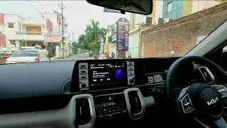 Kia Sonet Original Sound System 🔥❤|| Sonet Driving Status🔥🔥