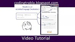 Moodle 3.1.1+ set default language ( user interface localization ) byAO
