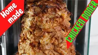 Doner Kebab Recipe / Chicken Doner Kebab Recipe / Döner Kebab / Donair Kebab / Turkish Doner Kabab