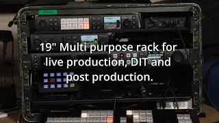 19 inch Multi-Function rack for live production, DIT and Post Production tasks.
