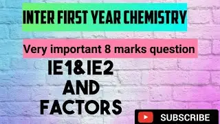 inter first year chemistry imp 8 marks question
