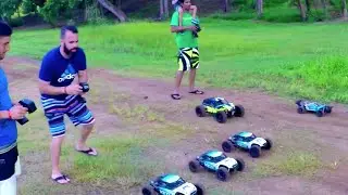Axial Yeti XL vs 3 Yeti 1:10 plus an electric SC8