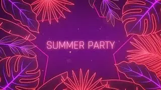 Summer Party Opener After Effects Template | Copied content Templates