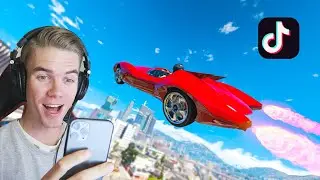 Recreating VIRAL GTA 5 STUNTS On Tik Tok! #27