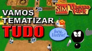 Sim Theme Park | Gameplay PS1 | VAMOS TEMATIZAR TUDO