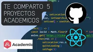 Te comparto repositorio de mis 5 proyectos académicos de ACADEMLO -  #react #js