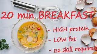 Tytanium Chef: EASY 20 min Healthy Breakfast Burrito - High Protein, Low Fat Breffus Tutorial