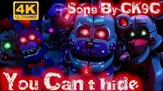 [4К/8K, SFM/FNaF: SL] You Can't Hide - RUS COVER Fortex | SFM - Mitus Game