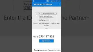 View Mobile Screen with another Mobile or Laptop with QuickSupport - Android App