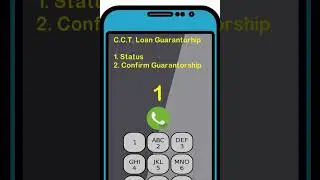 CCTFUND Check Guarantorship Status   using the USSD