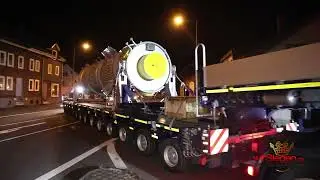 185 Tonnen Schwertransport von Siegen nach Antwerpen