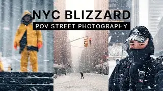 NYC BLIZZARD Street Photography!