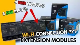 Arduino OPTA PLC extension modules | IoT Cloud Wi-Fi connection