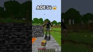 How To Escape Minecraft Traps In Every Age🤯 (World's Smallest Violin) #minecraft #shorts