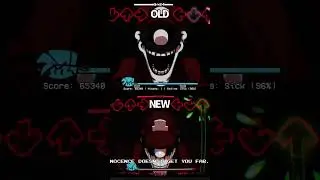 Powerdown OLD VS NEW | FNF Mario Madness V2 #shorts
